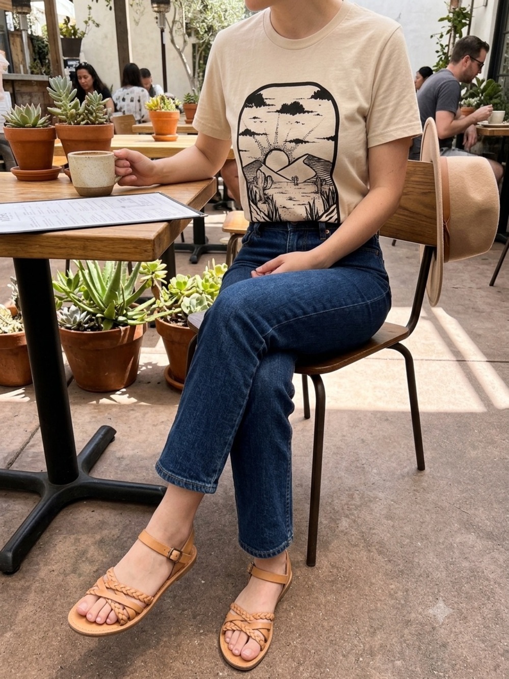 Bella & Canvas western tee